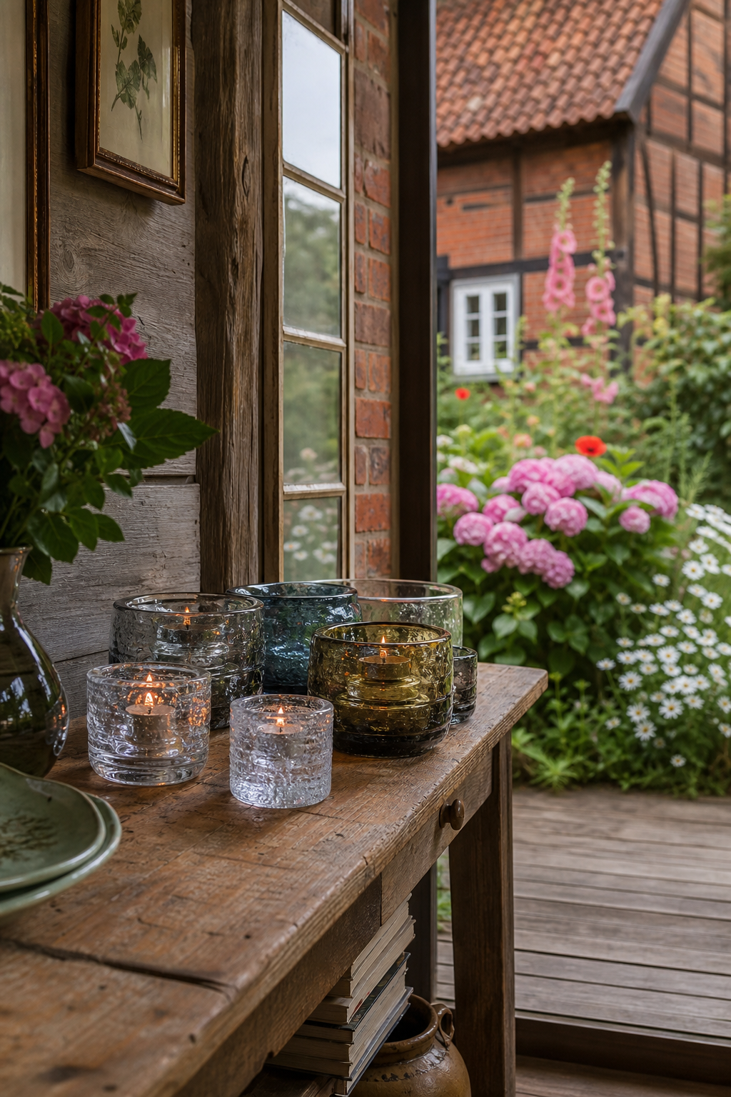 schwedenhaus-innen-ideen: 9. Glaskerzenhalter im Stockholm-Stil