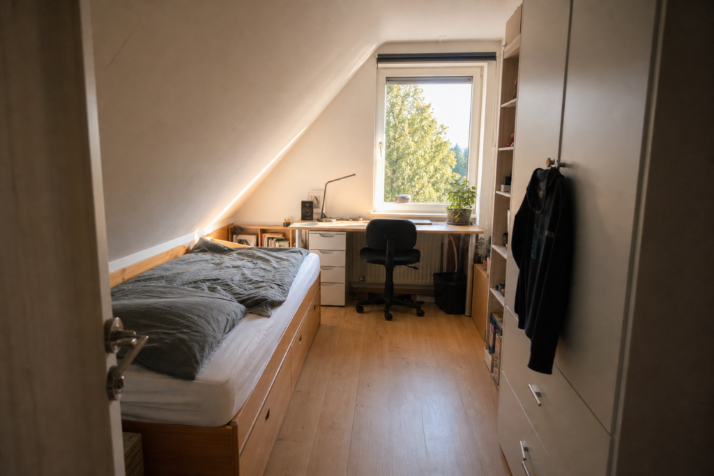 18 Ideen, um ein kleines Jugendzimmer mit Schräge clever einzurichten